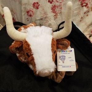 NWT Build a Bear Speckled Longhorn Bull